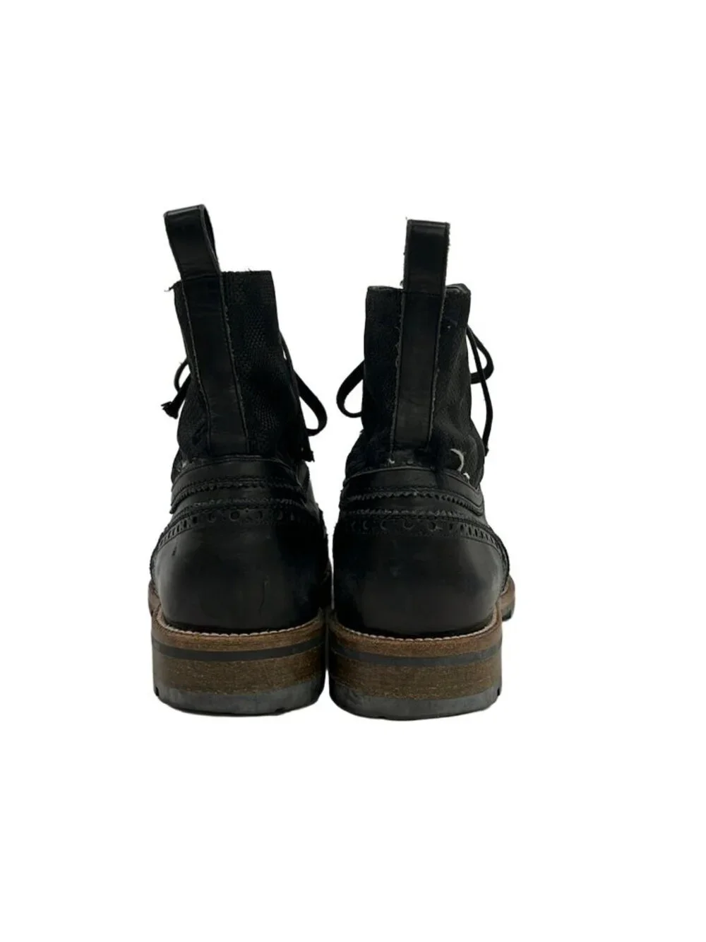 Louis Vuitton Short Boots 9 Black Damier Graphite Leather